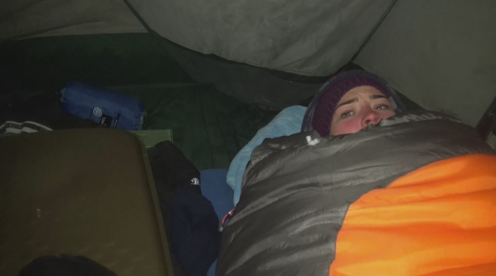 Eerste beelden van Geraldine in de wildernis van Alaska