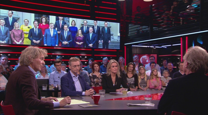 Kabinet-Rutte III op het bordes