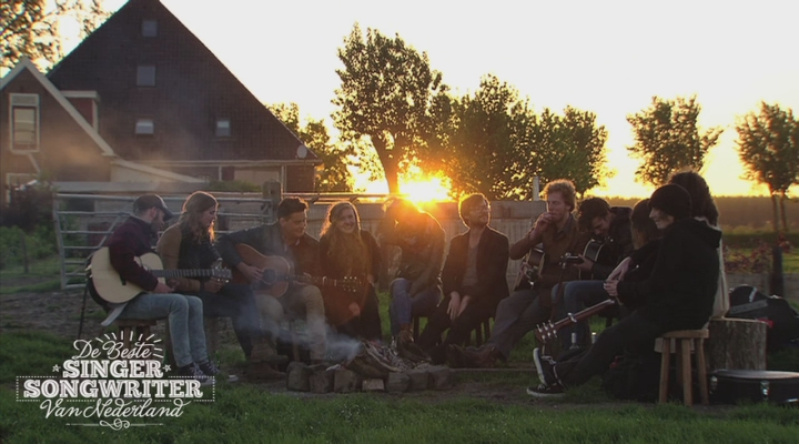 Jamsessie op de boerderij