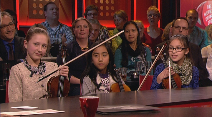 Toekomstige Vioolsterren: Mayte Levenbach, Salom Bonnema en Felicia Bao - 14-1-