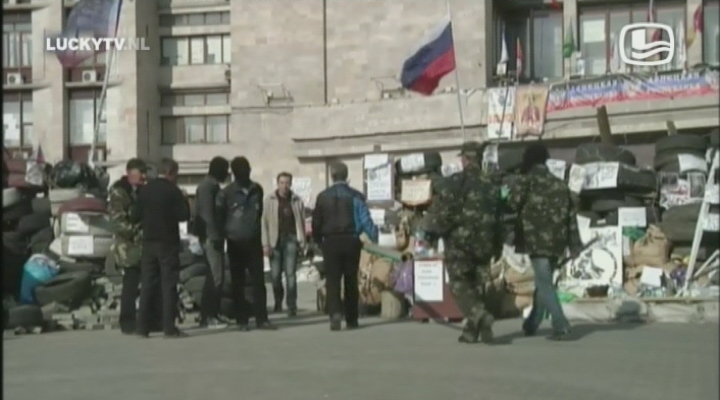 LuckyTV - 'De betogers ontkennen betrokkenheid '- 23-4-2014