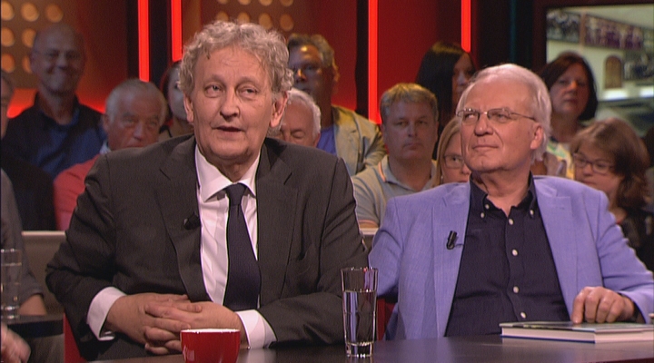 Paleis op de Dam: Herman Pleij en Eberhard van der Laan  22-5-2014