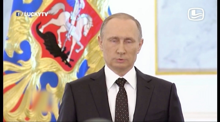 LuckyTV: Poetin en het volkslied