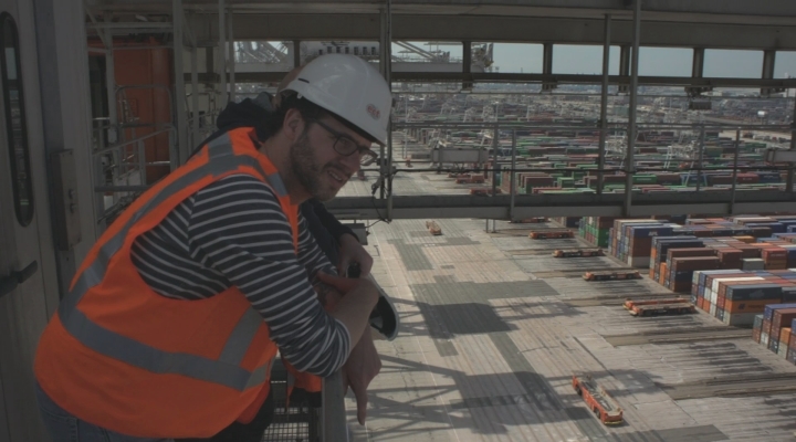 De haven van Rotterdam