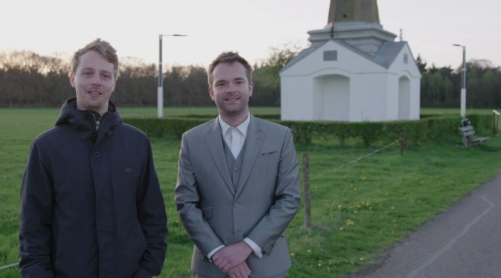 Lantaarnpaal met zonnecellen