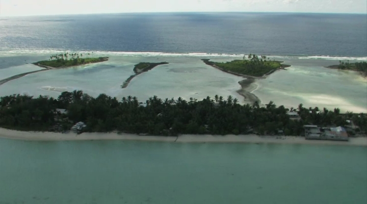 Eiland met Stijgende Zeespiegel