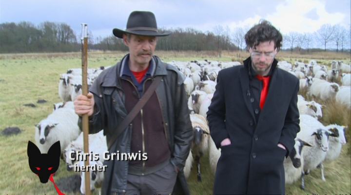 Jakhalzen - Natuurmonumenten vs. schaapskudde - 11-4-2013