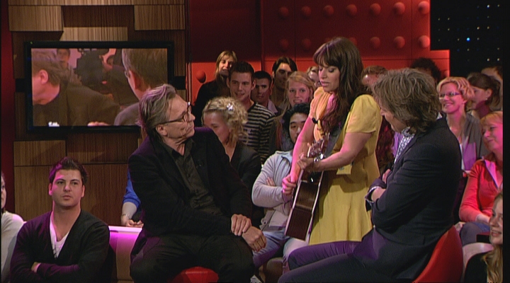 Ellen ten Damme zingt voor Jan Mulder 