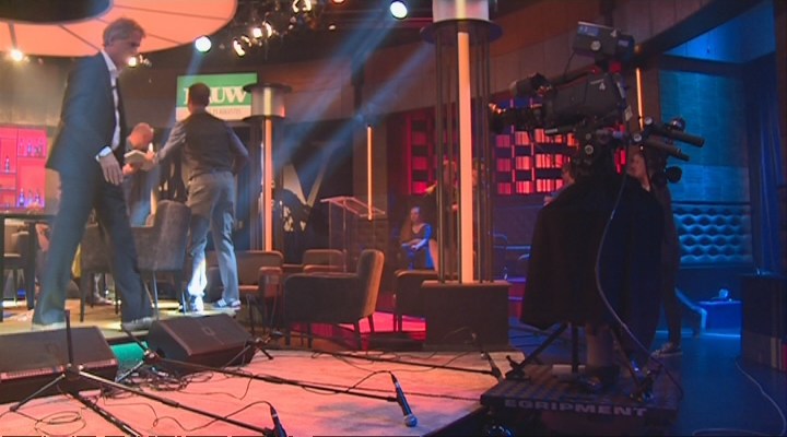 Backstage bij de pilot